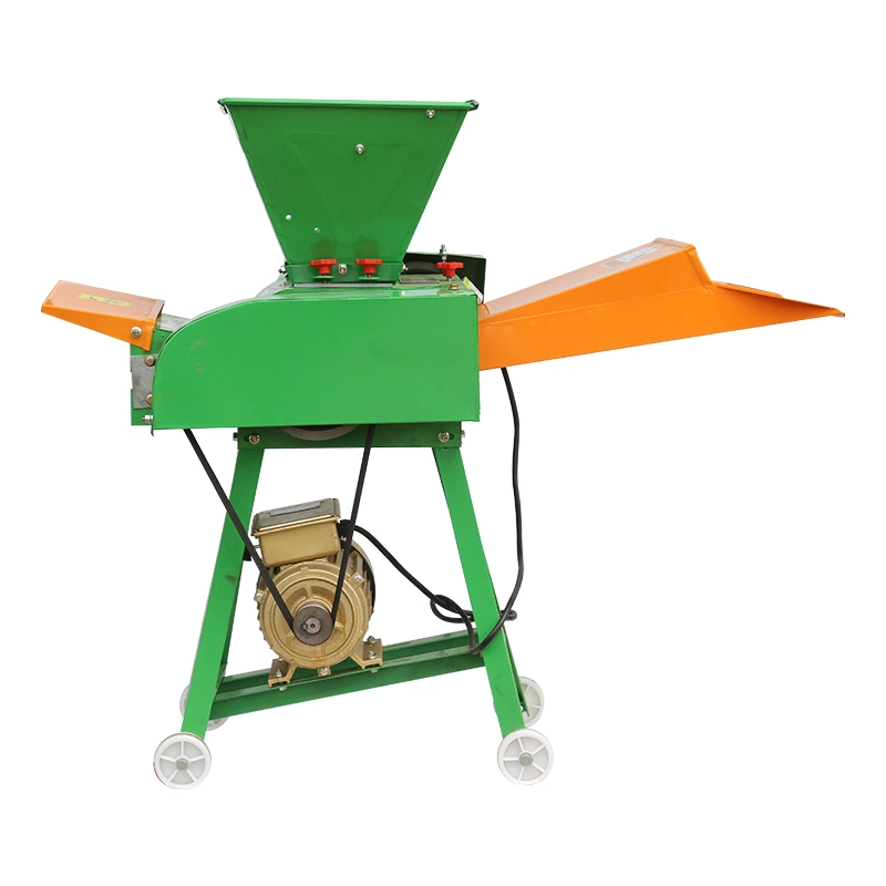 Hot Sale Farm Machinery Animal Feed Cow Straw Hay Forage Chopper Small Mini Chaff Cutter Machine Wholesale