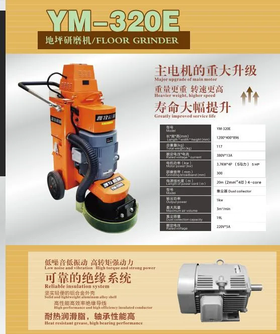 Concrete Floor Grinder Machine - Floor Concrete Polishing Grinding Machine